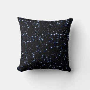 Coussin Parties scintillant scintillantes dans le ciel noc