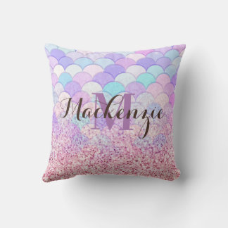 Coussin Parties scintillant Sirène
