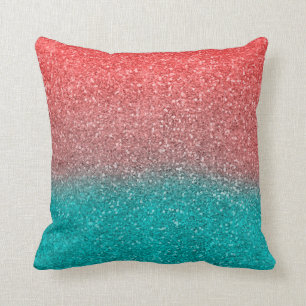 Coussin Parties scintillantes scintillantes de melon de