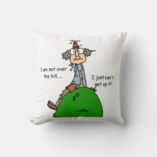 Coussin Pas au-dessus de l'humour de colline