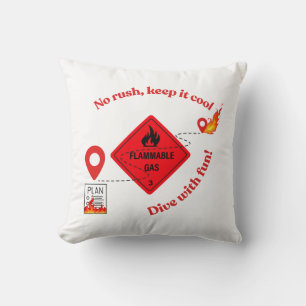 Coussin Pas de précipitation, gardez la tête froide camion