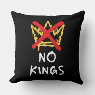 Coussin Pas de rois Amérique Protestation Démocratie Anti-