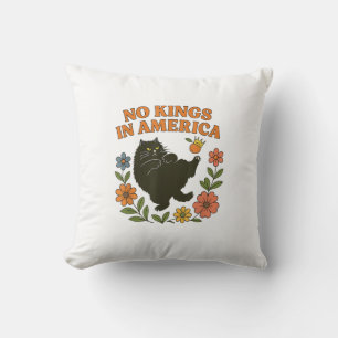 Coussin Pas de rois en Amérique Nous le peuple Rétro pour