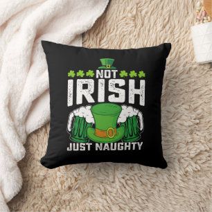 Coussin Pas Irlandais Juste Moche Drôle St Patrick's Day