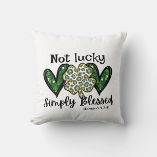 Coussin Pas Lucky, Simplement Béni Lucky Charm St Patrick