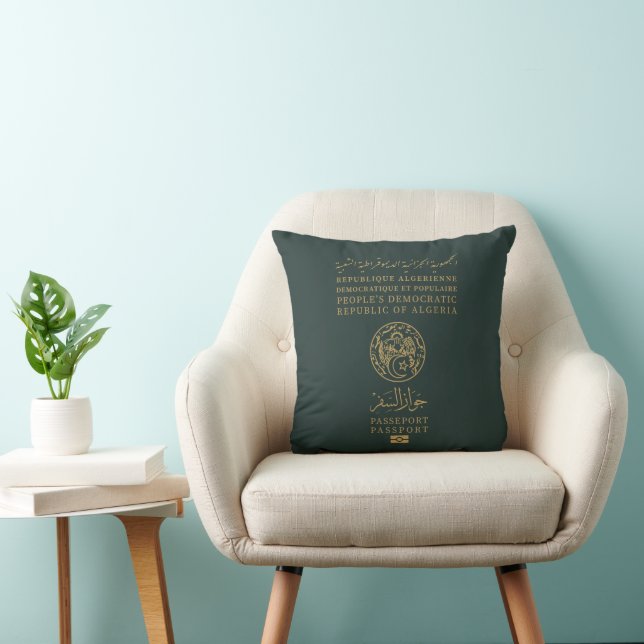 Coussin Passeport algérien (Chaise)