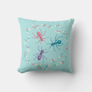 Coussin Pastel Ants Insect Lover