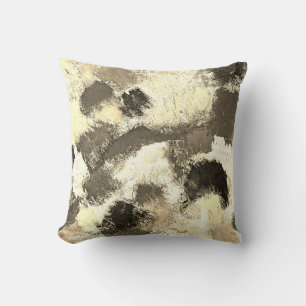 Coussin Pastel Color Splash Art Abstrait