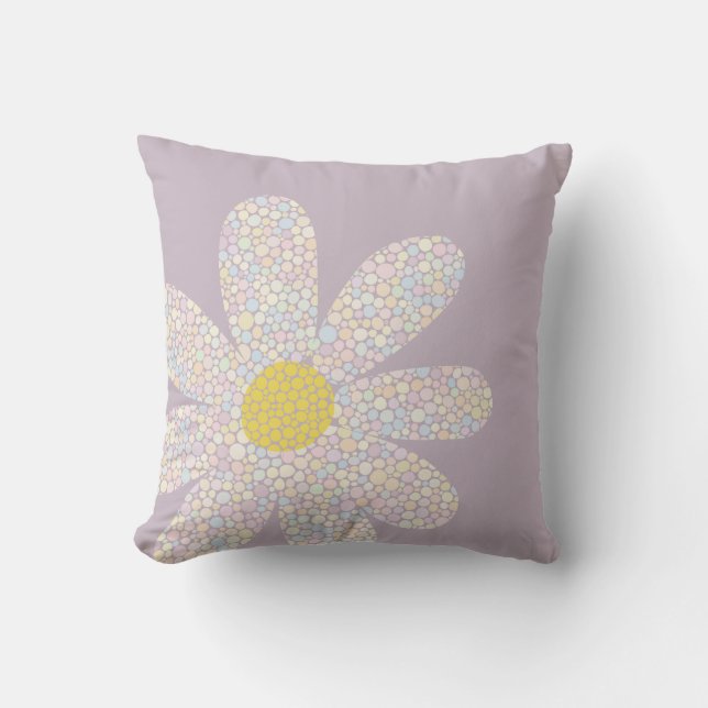 Coussin Pastel Daisy (Recto)