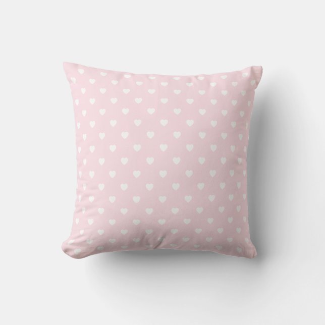 Coussin Pastel Pink Heart (Recto)