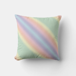 Coussin Pastel Stripe Moderne