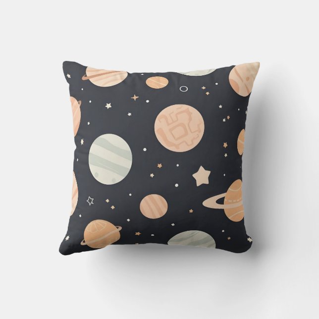 Coussin Pastel Universe Pattern (Verso)