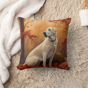 Coussin Pasteur anatolien en automne Feuilles automne Insp