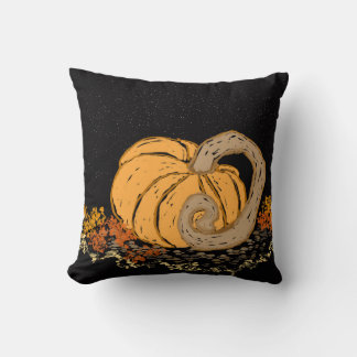 Coussin Patch de citrouilles Nuit étoilée