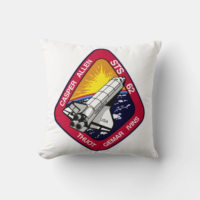 COUSSIN PATCH DE MISSION STS-62 (Recto)
