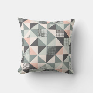 Coussin Patchwork géométrique moderne
