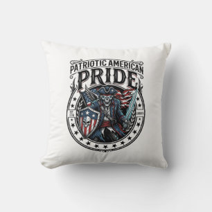 Coussin Patriote Fantôme Patriote Horreur Monstre Patriote