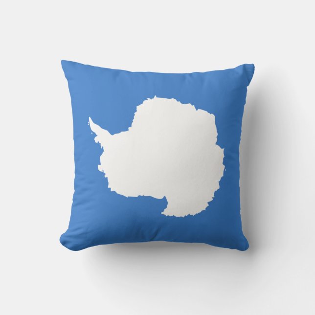 Coussin Patriotic Antarctica Flag (Recto)
