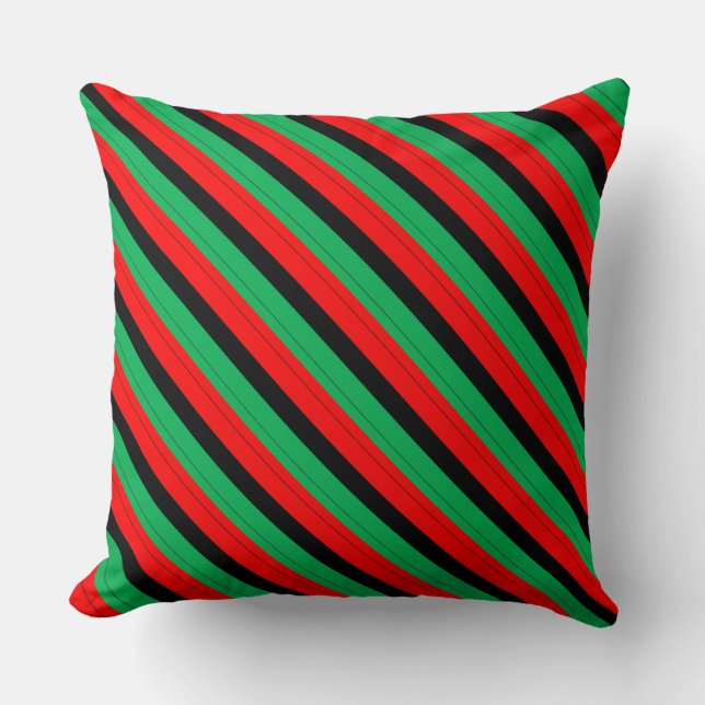 Coussin Patterns de Kwanzaa Colors (Recto)