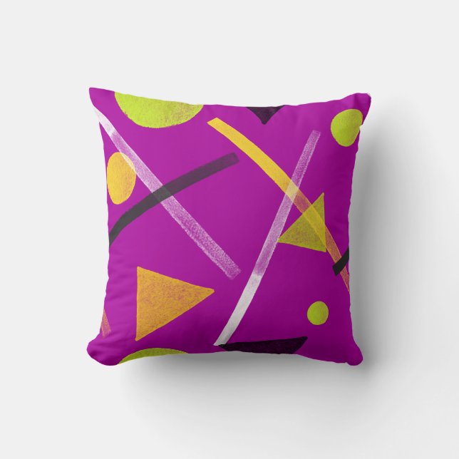 Coussin Patters de Shapes (Recto)