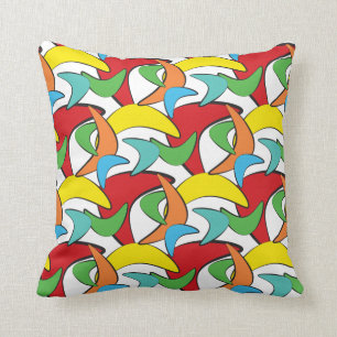Coussin Patters multicolorés