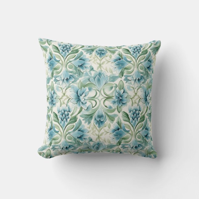 Coussin Patty Vintage Inspiré Floral (Recto)
