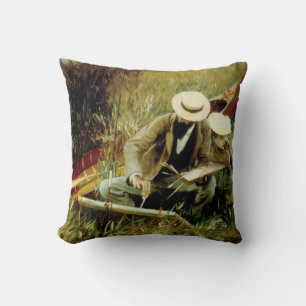 Coussin Paul Helleu Esquisse avec sa femme