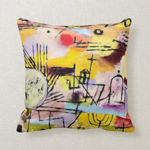 Coussin Paul Klee art : Soleil levant