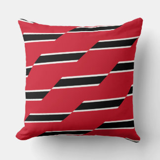 Coussin Paul McGehee "Drapeau T&T Trinité-et-Tobago" Couss
