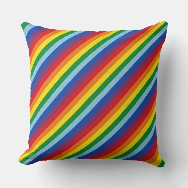 Coussin Paul McGehee "Rainbow" Pillow (Recto)