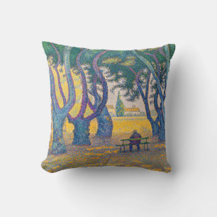 Coussin Paul Signac - Place des Lices, Saint-Tropez
