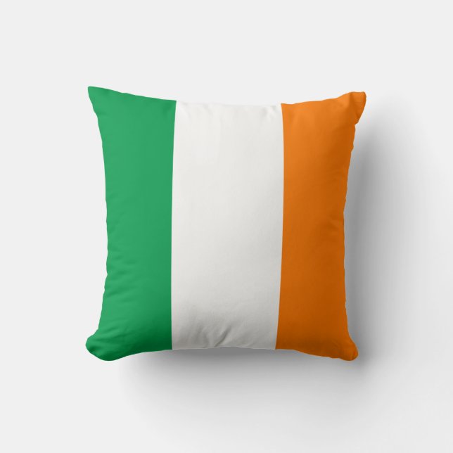 Coussin Pavillon de couleur Irlande (Recto)