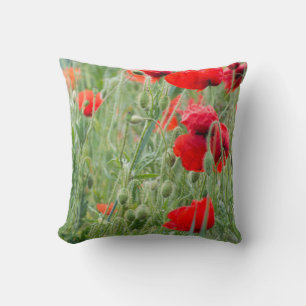 Coussin Pavot sauvage