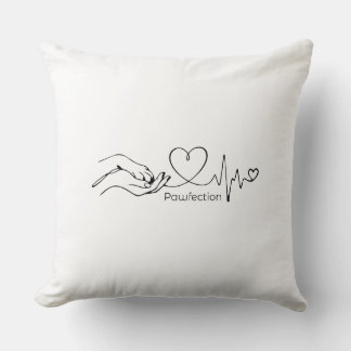 Coussin Pawfection One-Line Art – Amoureux des chiens mini