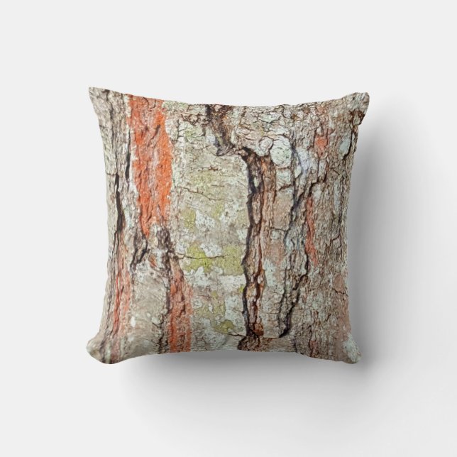 Coussin Pays rustique Nature Vieux chêne écorce Photo (Recto)