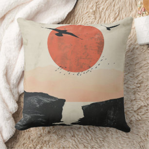 Coussin Paysage Abstrait de Boho (12)