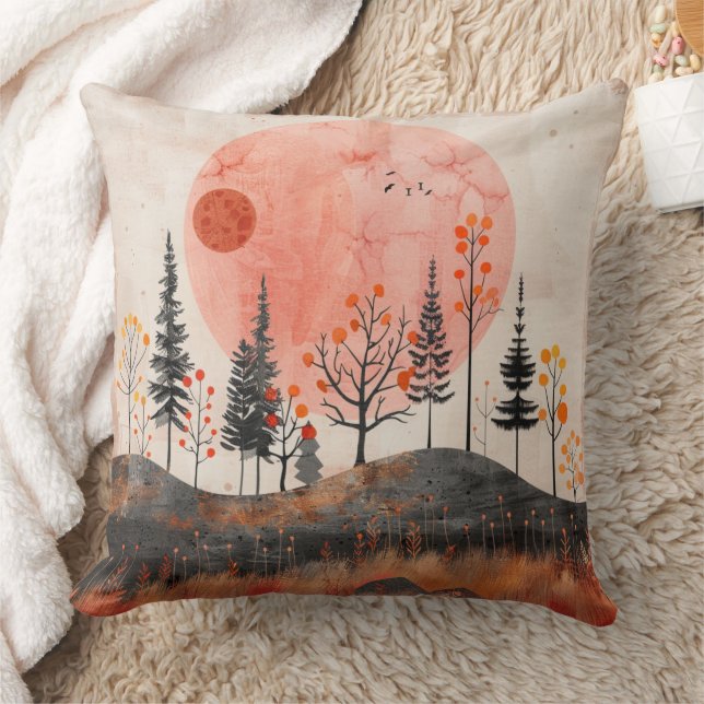 Coussin Paysage Abstrait de Boho (13) (Couverture)