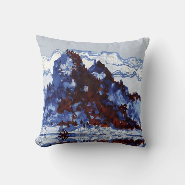 Coussin Paysage chinois (Recto)