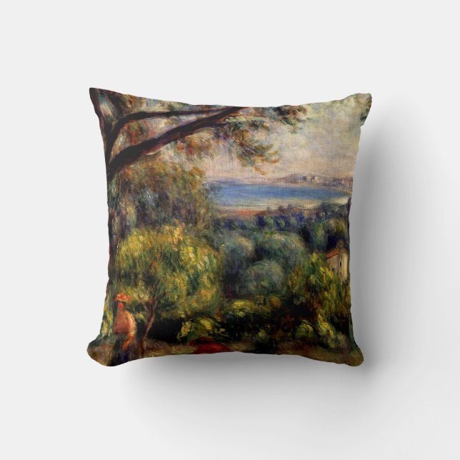 Coussin Paysage de Cagnes (Recto)