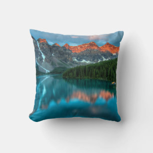Coussin Paysage de montagne et de lac pittoresque