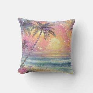 Coussin Paysage de plage tropical de rêve