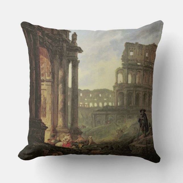 Coussin Paysage italien (Recto)