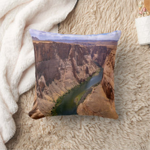 Coussin Paysage magnifique du Grand Canyon et du fleuve Co
