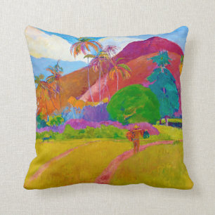 Coussin Paysage tahitien, Gauguin