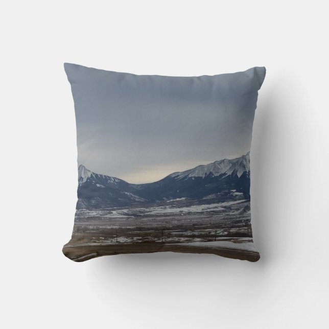 Coussin Paysages montagneux (Recto)