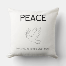 Coussin Peace be still bird flying