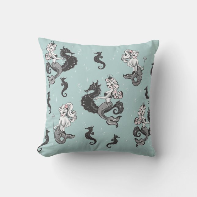 Coussin Pearla Mermaid par Fluff (Recto)