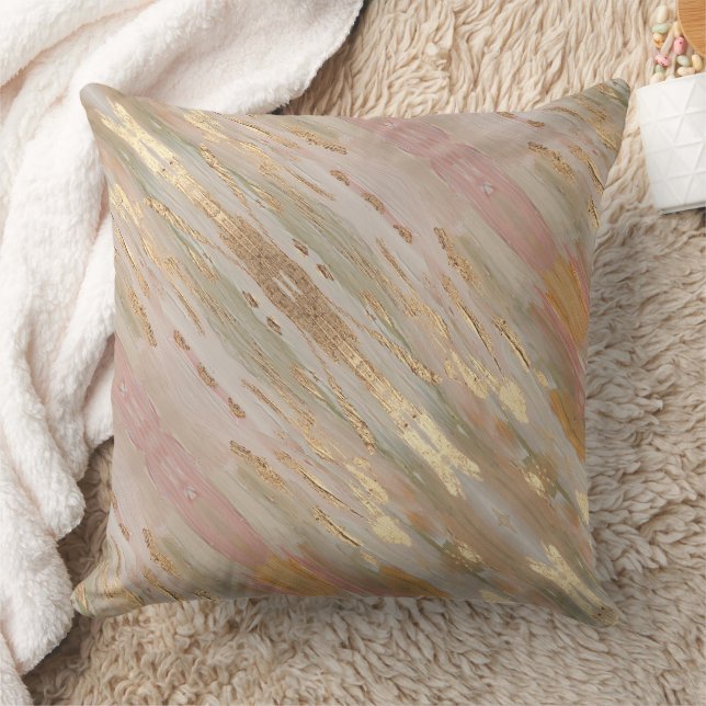 Coussin Pearlized Gold, Rose  (Couverture)