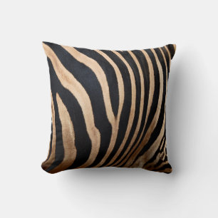 Coussin peau de cheveux de zebraskin, animal, arrière - pl