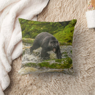 Coussin Pêche à l'ours noir Qua Creek Colombie-Britanniq